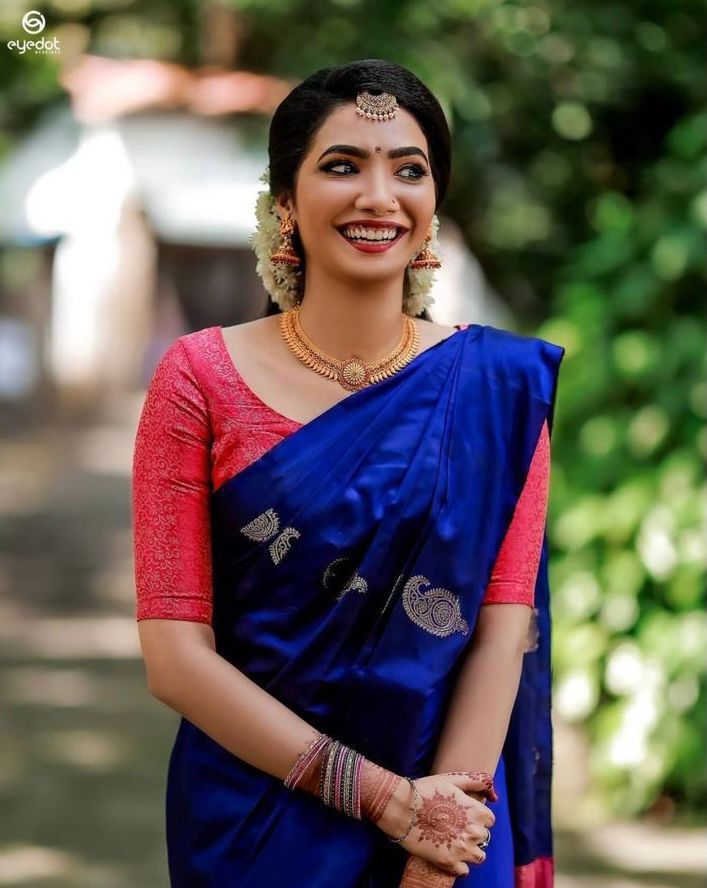 KP 2053 Blue in Soft Lichi Silk Jacquard Work Designer Work Saree . Exclusive Offer ₹1249. Delivery 4-6 Working Days. Shop now. | Sarees, Bollywood Sarees, Creative Sarees, Designer Sarees, Embroidered Sarees, Ethnic Saree, Modern Digital sarees, Party Wear Sarees