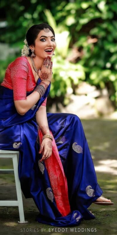 KP 2053 Blue in Soft Lichi Silk Jacquard Work Designer Work Saree . Exclusive Offer ₹1249. Delivery 4-6 Working Days. Shop now. | Sarees, Bollywood Sarees, Creative Sarees, Designer Sarees, Embroidered Sarees, Ethnic Saree, Modern Digital sarees, Party Wear Sarees