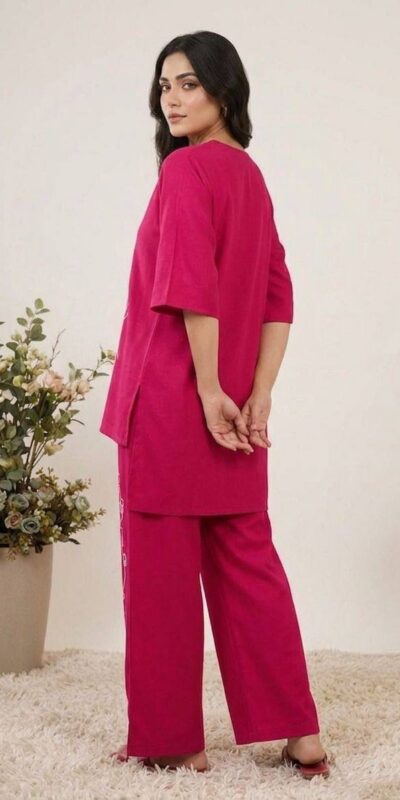 LG 2092 Rani Pink Roman Silk. Sequins Work & Embroidery Work Salwar Suit Festive Deal ₹1699. Delivery 4-6 Working Days. Shop now. | Jump Suits, Salwar suit, Casual Suits, Creative suits, Designer Suits, Palazzo Suits, Party Wear Suits, Patiala Suits, Straight Suits
