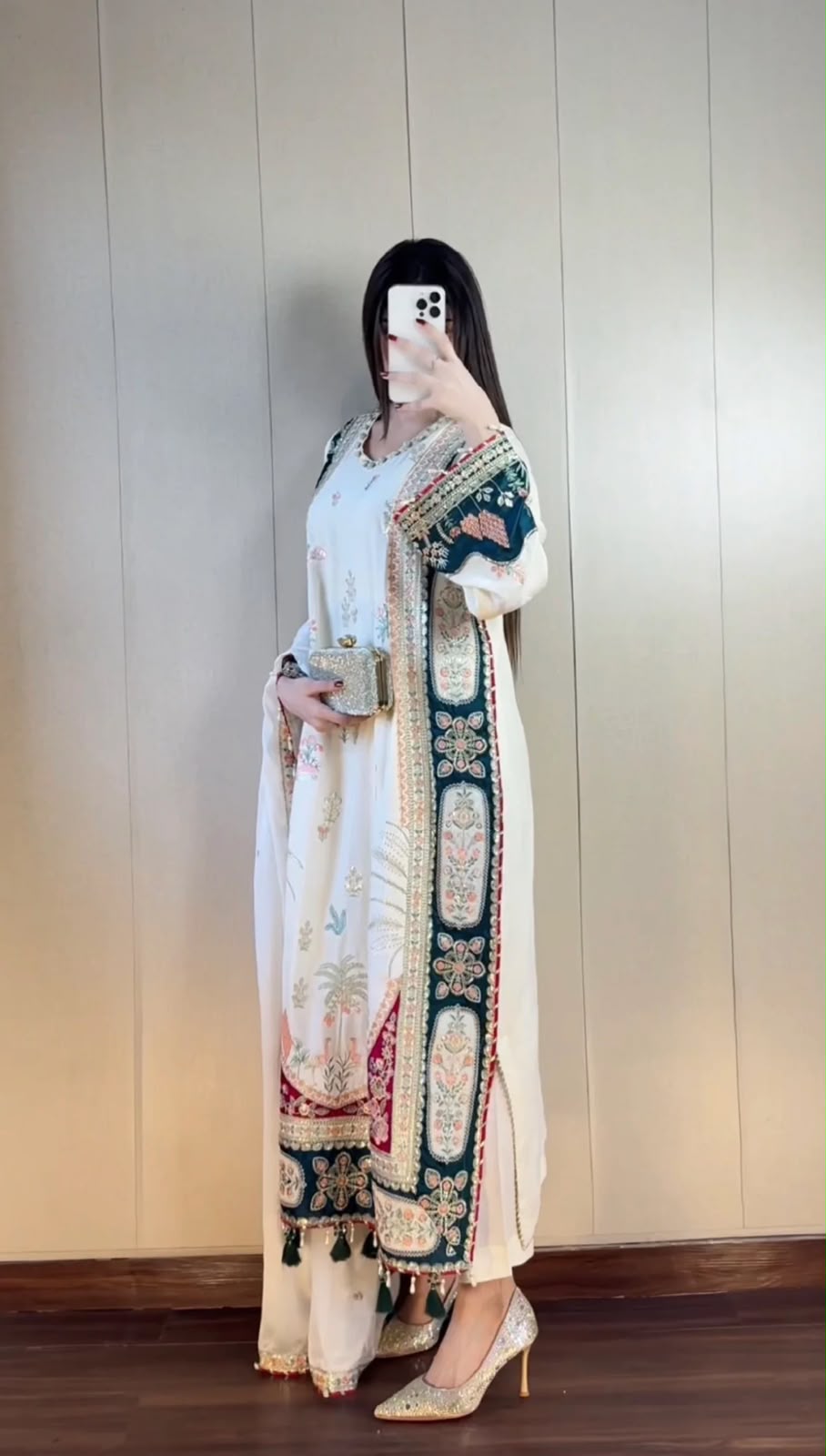 LG 2141 White Star Silk Salwar Suit with Embroidery Work & Sequins Work. Festive Deal ₹2999. Delivery 4-6 Working Days. Shop now. | Jump Suits, Salwar suit, Casual Suits, Creative suits, Designer Suits, Palazzo Suits, Party Wear Suits, Patiala Suits, Straight Suits