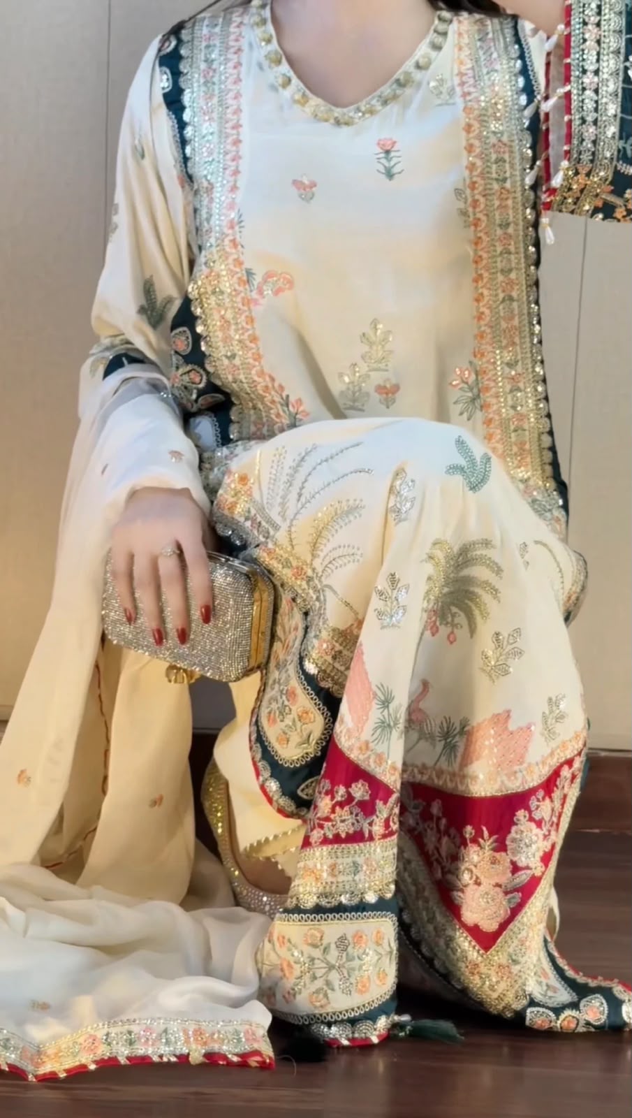 LG 2141 White Star Silk Salwar Suit with Embroidery Work & Sequins Work. Festive Deal ₹2999. Delivery 4-6 Working Days. Shop now. | Jump Suits, Salwar suit, Casual Suits, Creative suits, Designer Suits, Palazzo Suits, Party Wear Suits, Patiala Suits, Straight Suits