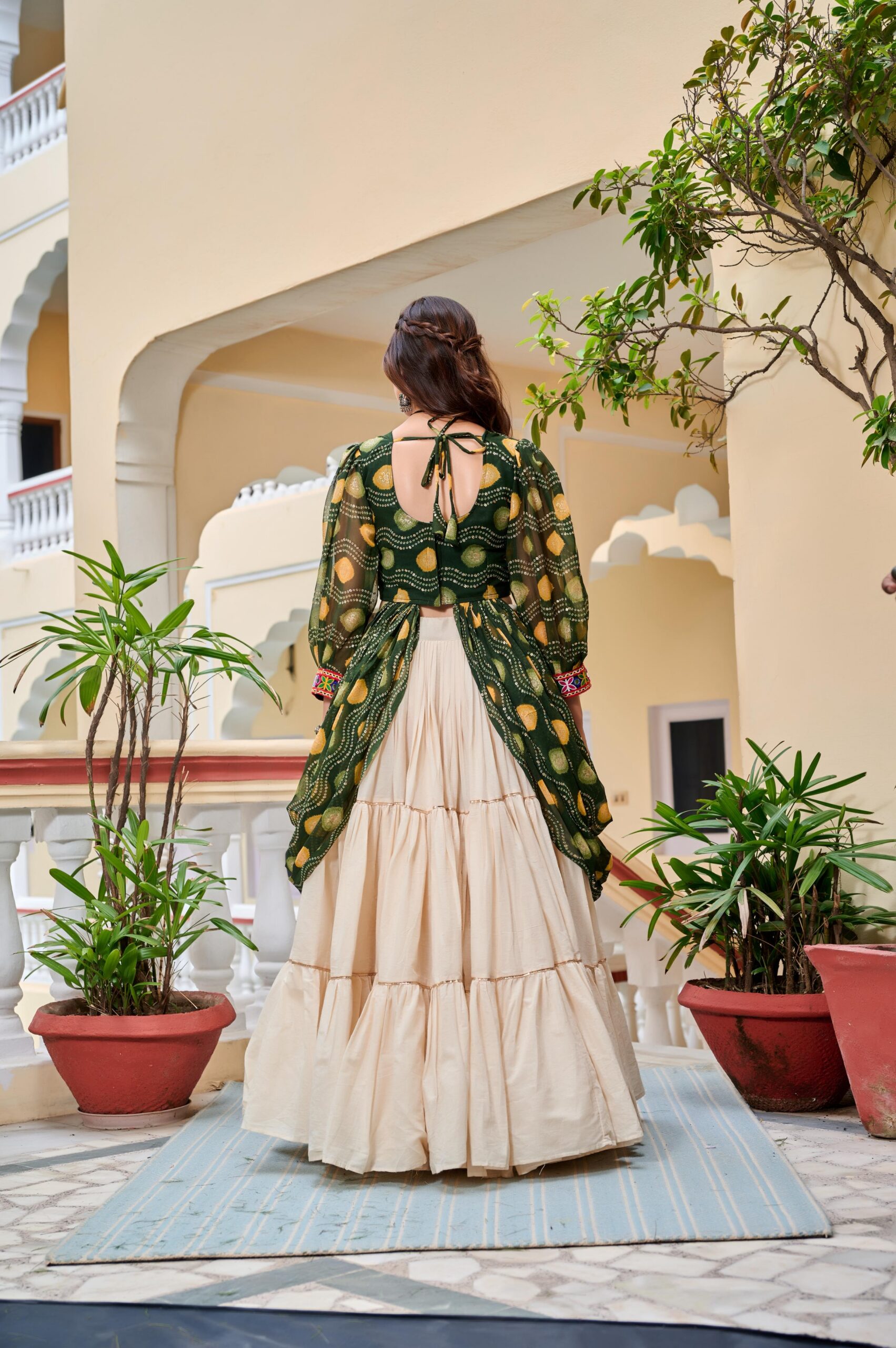 Ram 131 Green in Pure Cotton Mirror Work & Gamthi Work Lehenga Choli . Exclusive Offer ₹2949. Delivery 4-6 Working Days. Shop now. | Lehenga, Bollywood Lehenga, Creative Lehenga, Designer Lehenga, Embroidered Lehenga, Party Wear Lehenga