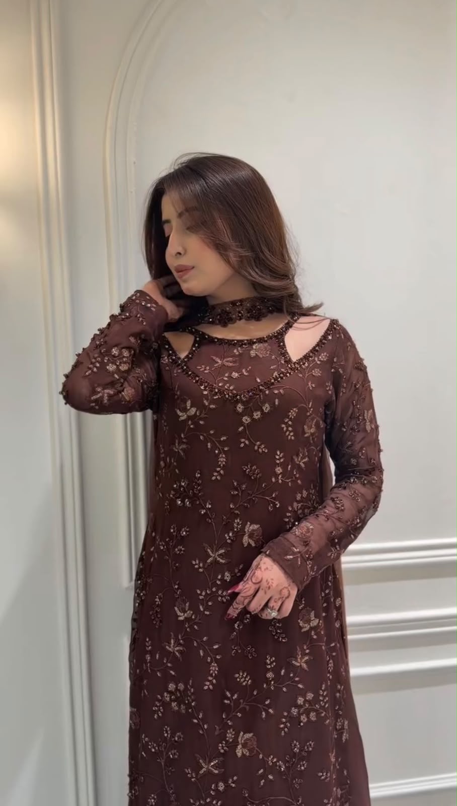 ST 1203 Wine Faux Georgette Salwar Suit erfect for Wedding, Party, Mehendi, Pongal, Reception – . Available at ₹2249 only. Delivery 4-6 Working Days | Jump Suits, Salwar suit, Casual Suits, Creative suits, Designer Suits, Palazzo Suits, Party Wear Suits, Patiala Suits, Straight Suits