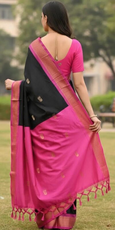 KP 7009 Black Soft Lichi Silk Saree with Lace Work & Lace Border. Introductory Price ₹1649. Delivery 4-6 Working Days. Shop now. | Sarees, Bollywood Sarees, Creative Sarees, Designer Sarees, Embroidered Sarees, Ethnic Saree, Modern Digital sarees, Party Wear Sarees