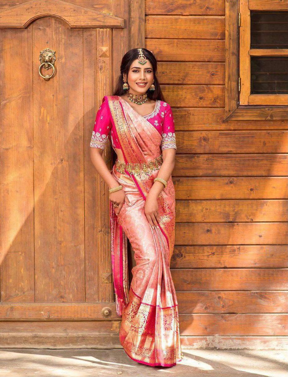 KP 6084 Peach Soft Lichi Silk Saree with Lace Work & Lace Border. Introductory Price ₹1449. Delivery 4-6 Working Days. Shop now. | Sarees, Bollywood Sarees, Creative Sarees, Designer Sarees, Embroidered Sarees, Ethnic Saree, Modern Digital sarees, Party Wear Sarees