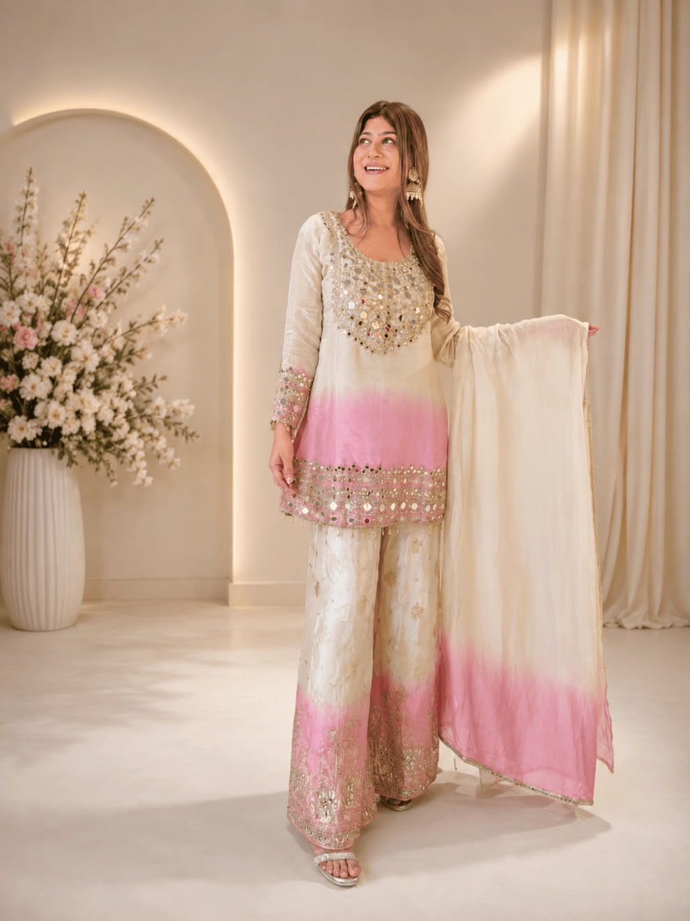BE 491 Pink in Star Georgette Embroidery Work Salwar Suit . Introductory Price ₹2349. Delivery 4-6 Working Days. Shop now. | Jump Suits, Salwar suit, Casual Suits, Creative suits, Designer Suits, Palazzo Suits, Party Wear Suits, Patiala Suits, Straight Suits