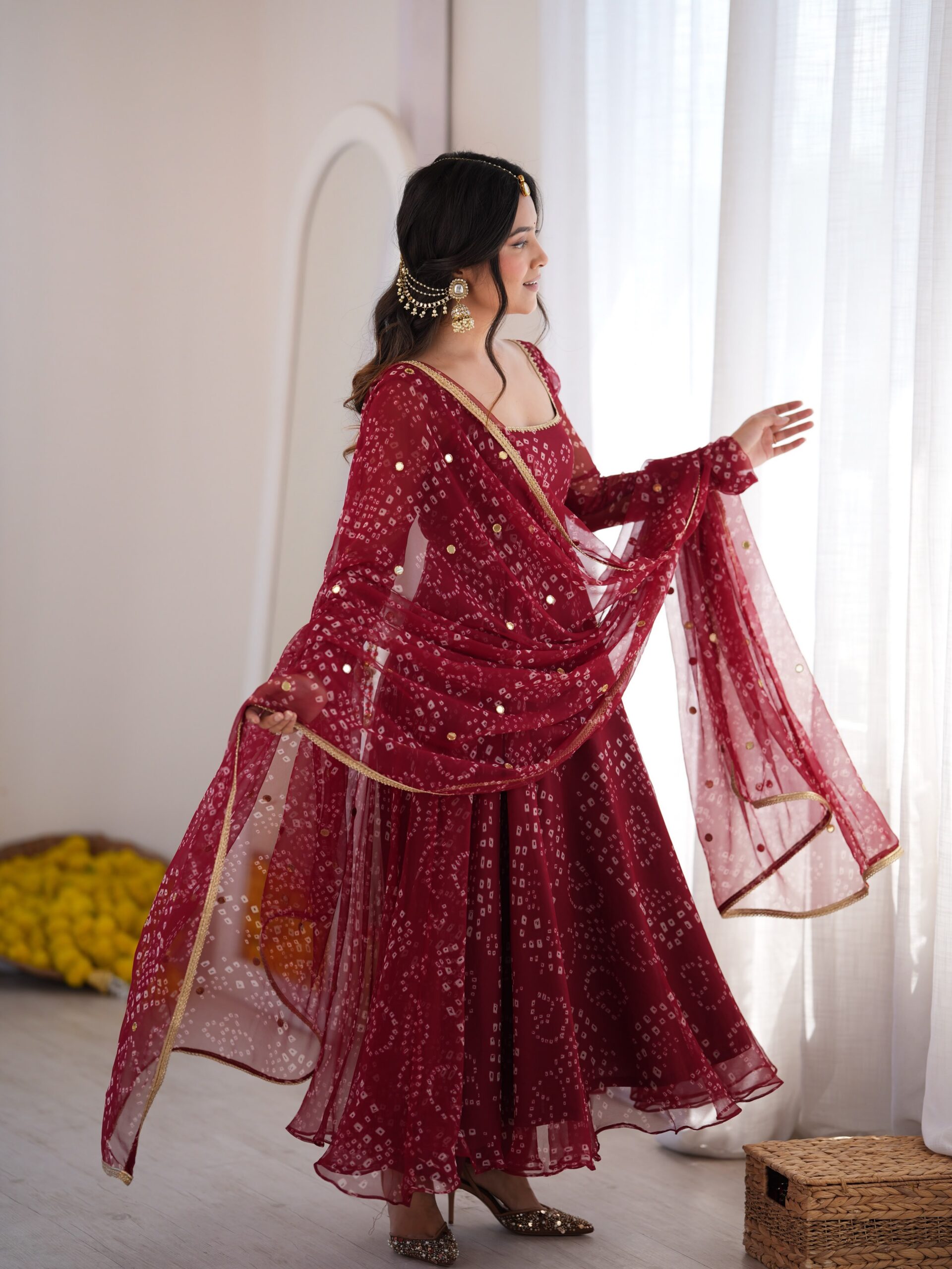 SRK 5368 Maroon Faux Georgette Salwar Suit with Mirror Work & Embroidery Work. Get it for ₹2149. Delivery 4-6 Working Days. Shop now. | Jump Suits, Salwar suit, Casual Suits, Creative suits, Designer Suits, Palazzo Suits, Party Wear Suits, Patiala Suits, Straight Suits