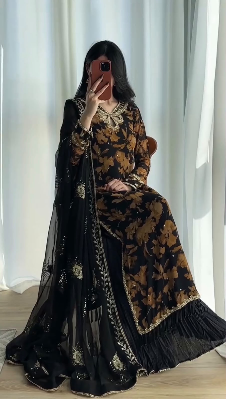 SRK 5366 Black l Faux Georgette Salwar Suit with Mirror Work & Embroidery Work. Get it for ₹2349. Delivery 4-6 Working Days. Shop now. | Jump Suits, Salwar suit, Casual Suits, Creative suits, Designer Suits, Palazzo Suits, Party Wear Suits, Patiala Suits, Straight Suits