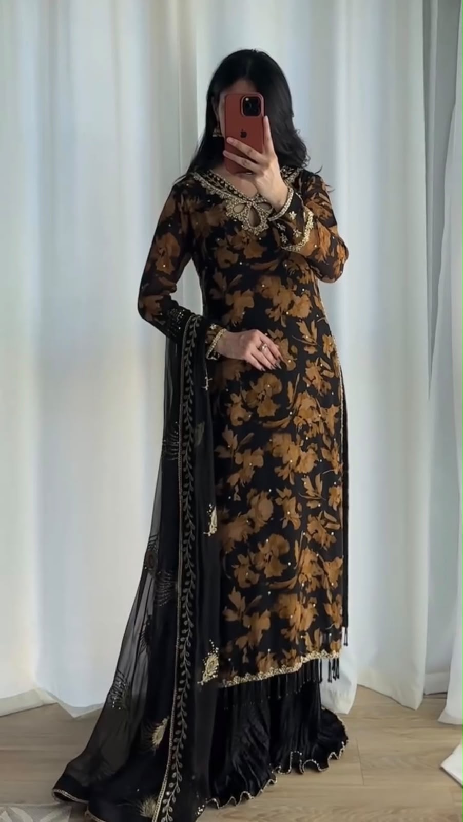SRK 5366 Black l Faux Georgette Salwar Suit with Mirror Work & Embroidery Work. Get it for ₹2349. Delivery 4-6 Working Days. Shop now. | Jump Suits, Salwar suit, Casual Suits, Creative suits, Designer Suits, Palazzo Suits, Party Wear Suits, Patiala Suits, Straight Suits