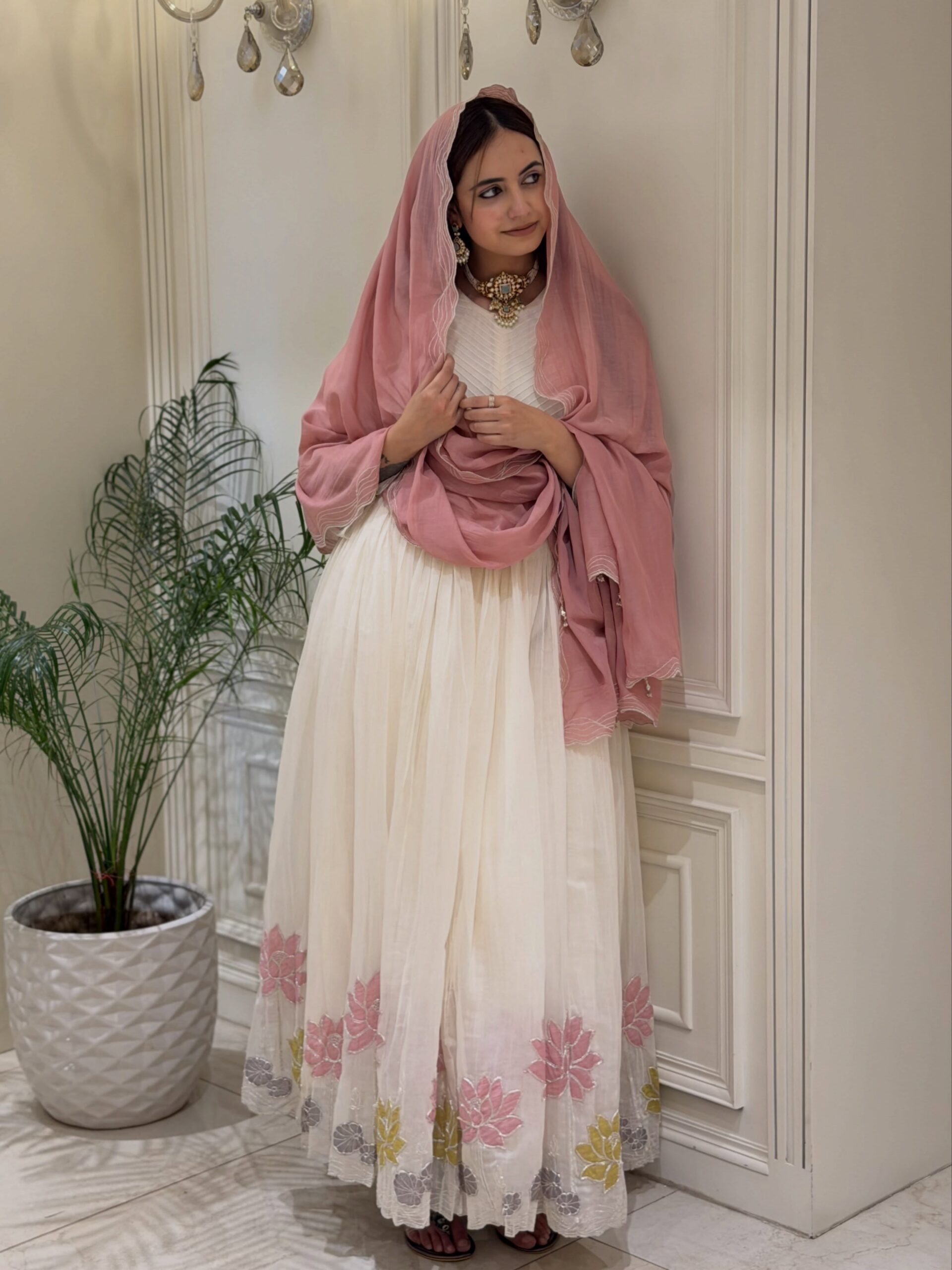NSR 911 White Faux Georgette Gown Perfect for Wedding, Party, Raksha Bandhan, Temple Visit, Onam – . Get it for ₹2399. Delivery 4-6 Working Days. Shop now | Gowns, Bollywood Gowns, Creative Gowns, Designer Gowns, Embroidered Gowns, Party Wear Gowns