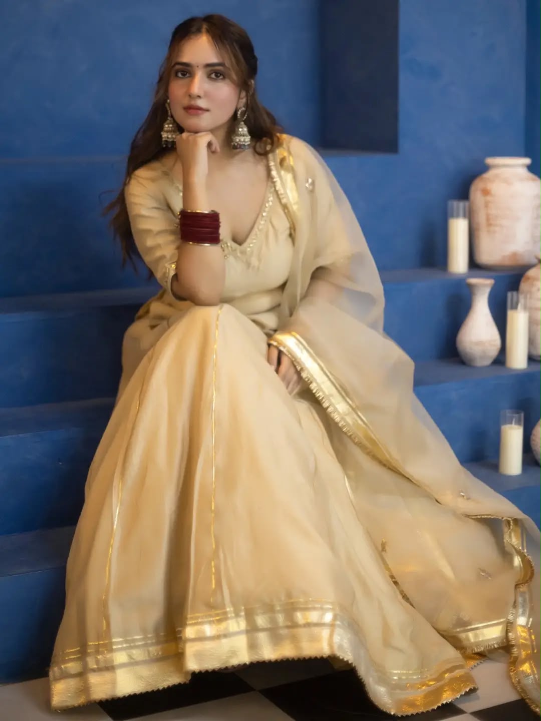 MF 541 Cream Vichitra Silk Salwar Suit with Embroidery Work. Wedding, Party, Festive, Events, Grab it for ₹2449. Delivery 4-6 Working Days. Shop now. | Jump Suits, Salwar suit, Casual Suits, Creative suits, Designer Suits, Palazzo Suits, Party Wear Suits, Patiala Suits, Straight Suits