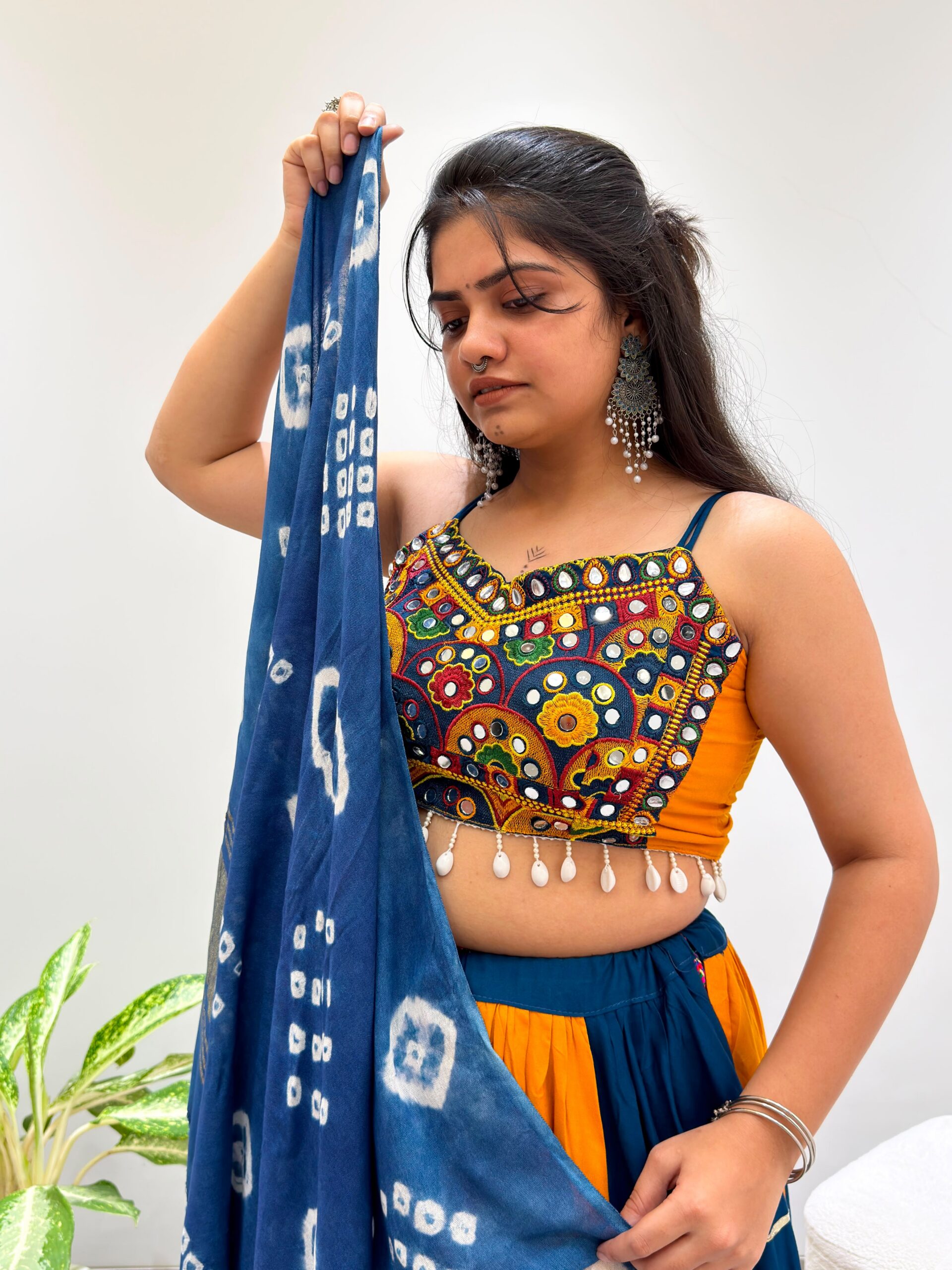 LG 657 Blue Color Rayon Embroidery Work & Cowrie Work Lehenga Choli . Grab it for ₹2449. Delivery 4-6 Working Days. Shop now. | Lehenga, Bollywood Lehenga, Creative Lehenga, Designer Lehenga, Embroidered Lehenga, Party Wear Lehenga