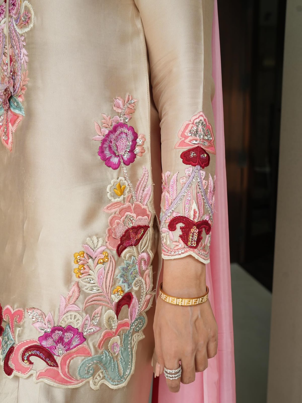 SR 1714 in Cream Embroidery Work Salwar Suit Natural Satin. Introductory Price ₹2149. Delivery 4-6 Working Days. Shop now. | Jump Suits, Salwar suit, Casual Suits, Creative suits, Designer Suits, Palazzo Suits, Party Wear Suits, Patiala Suits, Straight Suits
