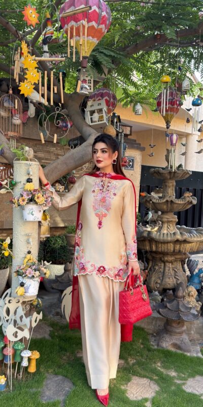 SR 1714 in Cream Embroidery Work Salwar Suit Natural Satin. Introductory Price ₹2149. Delivery 4-6 Working Days. Shop now. | Jump Suits, Salwar suit, Casual Suits, Creative suits, Designer Suits, Palazzo Suits, Party Wear Suits, Patiala Suits, Straight Suits