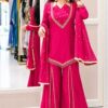 JF 054 Pink Color Roman Silk Salwar Suit with Embroidery Work. Available at ₹2399 only. Delivery 4-6 Working Days. Shop now. | Jump Suits, Salwar suit, Casual Suits, Creative suits, Designer Suits, Palazzo Suits, Party Wear Suits, Patiala Suits, Straight Suits