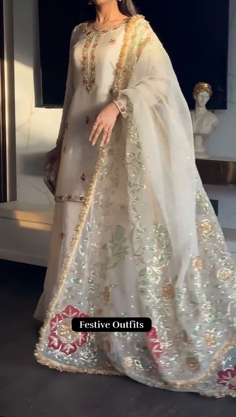 ST 1204 White Faux Georgette Salwar Suit with Embroidery Work. Available at ₹2249 only. Delivery 4-6 Working Days. Shop now. | Jump Suits, Tops & Bottoms, Track Suits, Salwar suit, Casual Suits, Creative suits, Designer Suits, Palazzo Suits, Party Wear Suits, Patiala Suits, Straight Suits, Trendy Wear