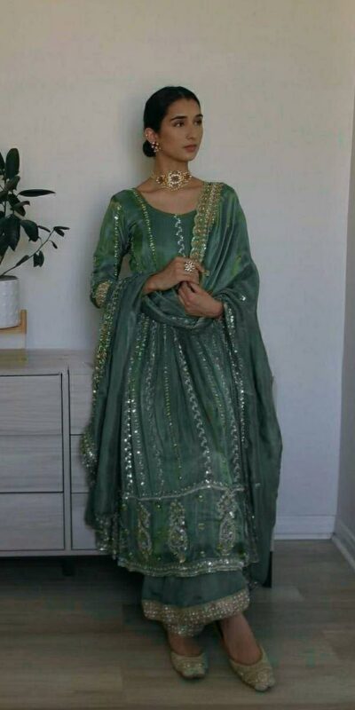 MD 3058 Teal in Color Natural Crepe Embroidery Work Salwar Suit . Affordable Price ₹2399. Delivery 4-6 Working Days. Shop now. | Jump Suits, Salwar suit, Casual Suits, Creative suits, Designer Suits, Palazzo Suits, Party Wear Suits, Patiala Suits, Straight Suits