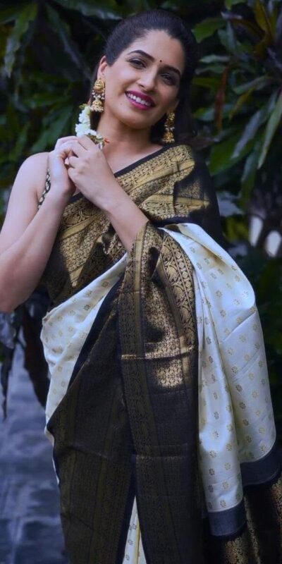 KP 6019 White Soft Lichi Silk Cloth. With Lace Work & Lace Border Saree . Grab it for ₹1649. Delivery 4-6 Working Days. Shop now. | Sarees, Bollywood Sarees, Creative Sarees, Designer Sarees, Embroidered Sarees, Ethnic Saree, Modern Digital sarees, Party Wear Sarees