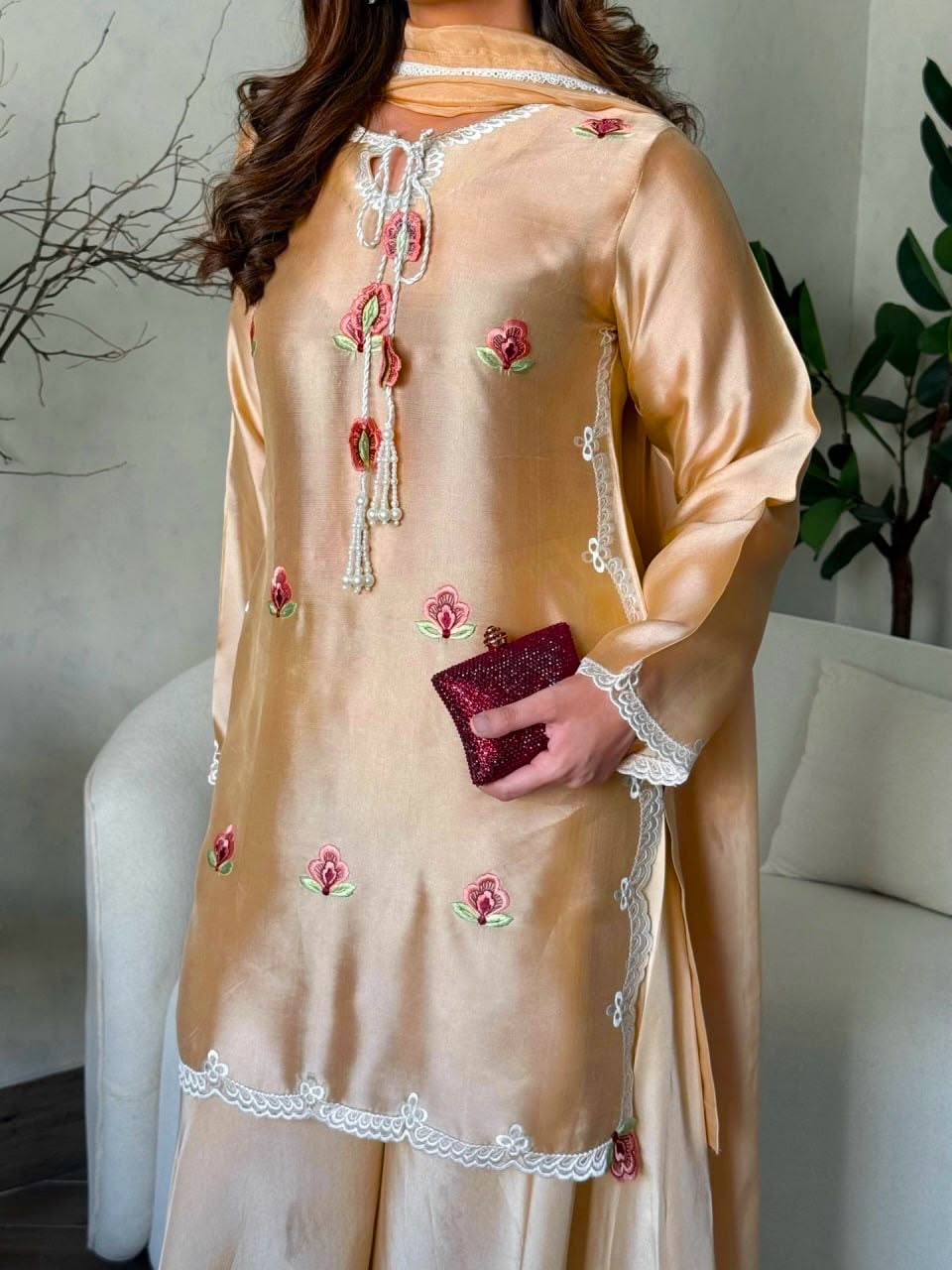 RTC 6080 Cream | Cream Japan Satin Salwar Suit with Embroidery Work & Thread Embroidery. Now at just ₹2299. Delivery 4-6 Working Days. Shop now. | Jump Suits, Salwar suit, Casual Suits, Creative suits, Designer Suits, Palazzo Suits, Party Wear Suits, Patiala Suits, Straight Suits