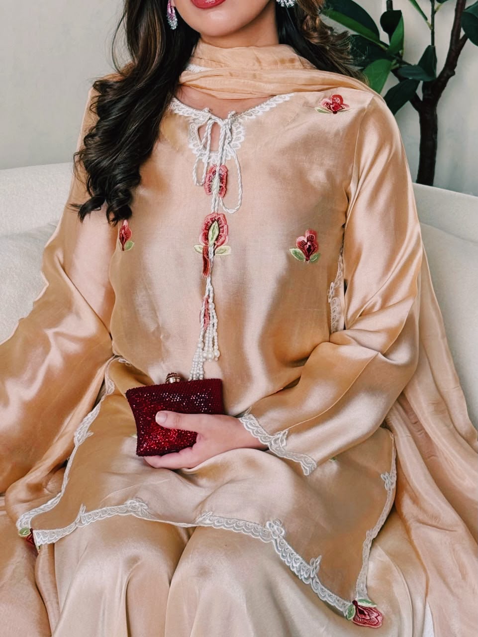 RTC 6080 Cream | Cream Japan Satin Salwar Suit with Embroidery Work & Thread Embroidery. Now at just ₹2299. Delivery 4-6 Working Days. Shop now. | Jump Suits, Salwar suit, Casual Suits, Creative suits, Designer Suits, Palazzo Suits, Party Wear Suits, Patiala Suits, Straight Suits