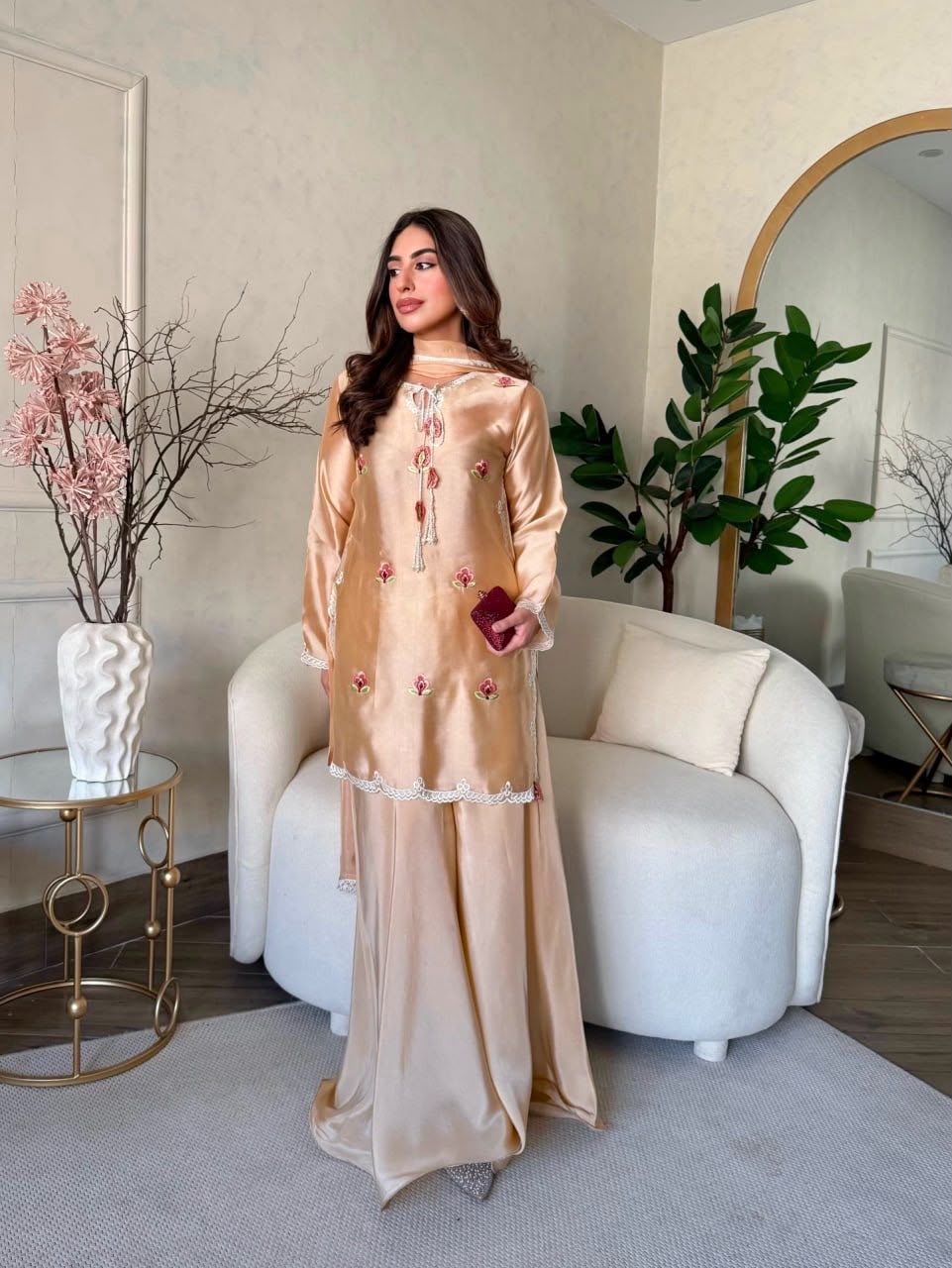 RTC 6080 Cream | Cream Japan Satin Salwar Suit with Embroidery Work & Thread Embroidery. Now at just ₹2299. Delivery 4-6 Working Days. Shop now. | Jump Suits, Salwar suit, Casual Suits, Creative suits, Designer Suits, Palazzo Suits, Party Wear Suits, Patiala Suits, Straight Suits