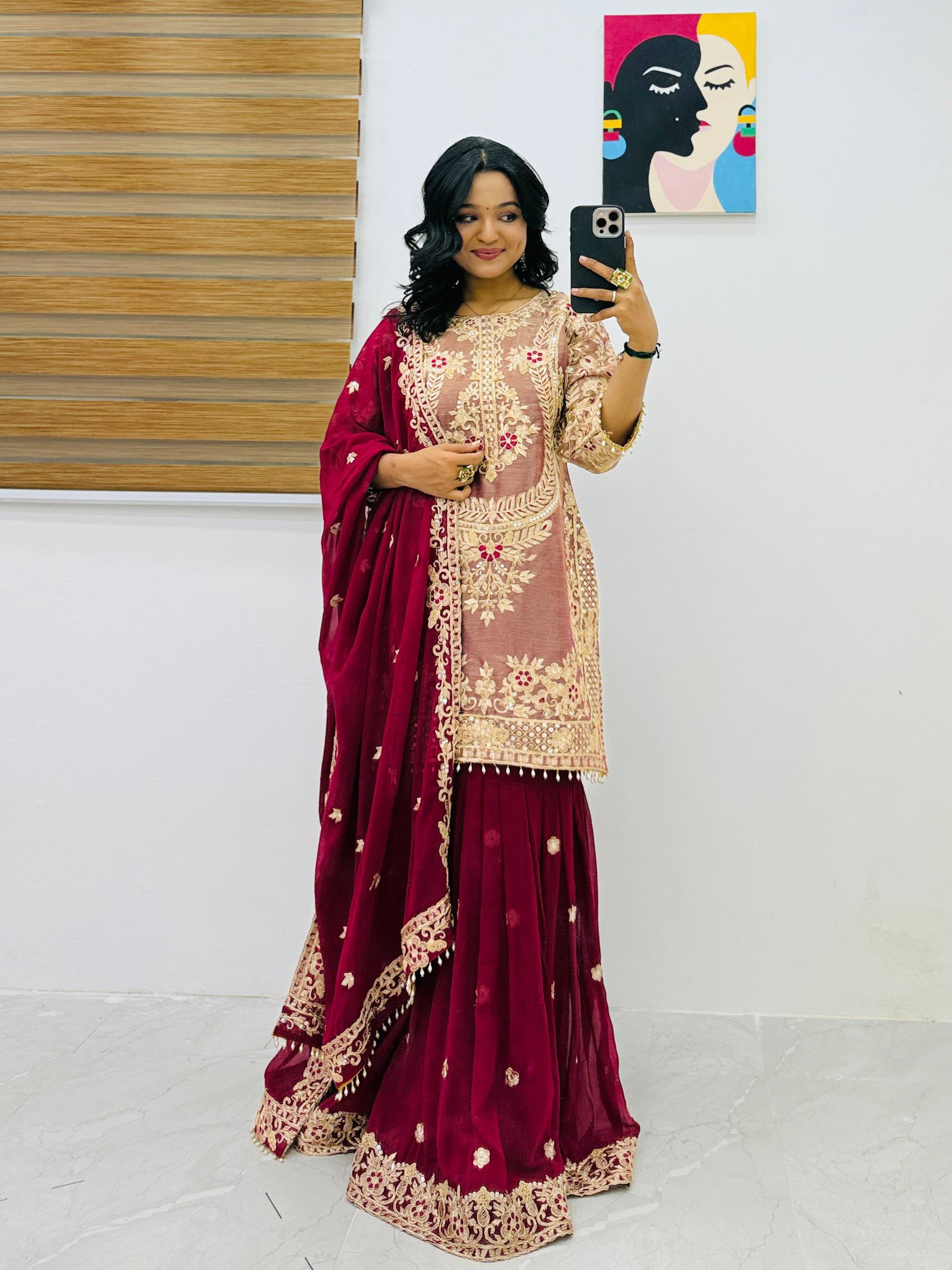 ZC 8012 Maroon Crunchy Silk Salwar Suit with Embroidery Work. Wedding, Party, Festive, Events Best Price ₹2449. Delivery 4-6 Working Days. Shop now. | Jump Suits, Salwar suit, Casual Suits, Creative suits, Designer Suits, Palazzo Suits, Party Wear Suits, Patiala Suits, Straight Suits