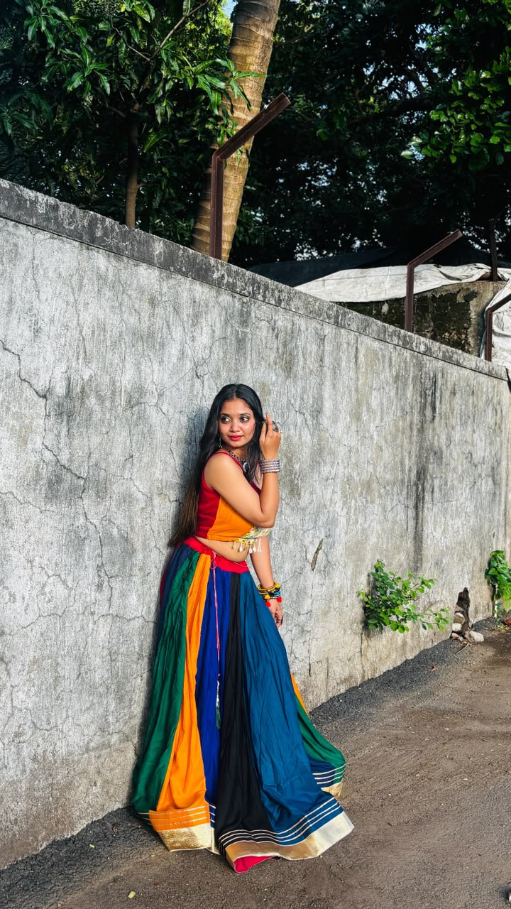 LG 660 Multi Color Rayon Embroidery Work & Cowrie Work Lehenga Choli . Grab it for ₹2349. Delivery 4-6 Working Days. Shop now. | Lehenga, Bollywood Lehenga, Creative Lehenga, Designer Lehenga, Embroidered Lehenga, Party Wear Lehenga