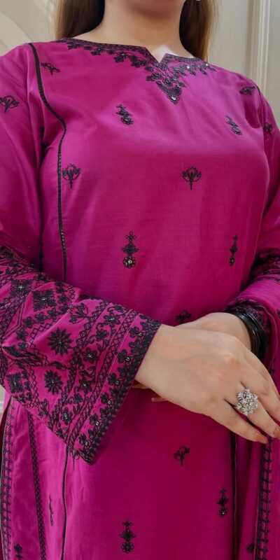 JF 047 Pink Rayon Salwar Suit with Embroidery Work & Thread Embroidery. Best Price ₹2099. Delivery 4-6 Working Days. Shop now. | Jump Suits, Salwar suit, Casual Suits, Creative suits, Designer Suits, Palazzo Suits, Party Wear Suits, Patiala Suits, Straight Suits