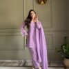 KB 297 Lavender Crunchy Silk Salwar Suit with Embroidery Work. Wedding, Party, Festive, Events Best Price ₹2029. Delivery 4-6 Working Days. Shop now. | Jump Suits, Salwar suit, Casual Suits, Creative suits, Designer Suits, Palazzo Suits, Party Wear Suits, Patiala Suits, Straight Suits