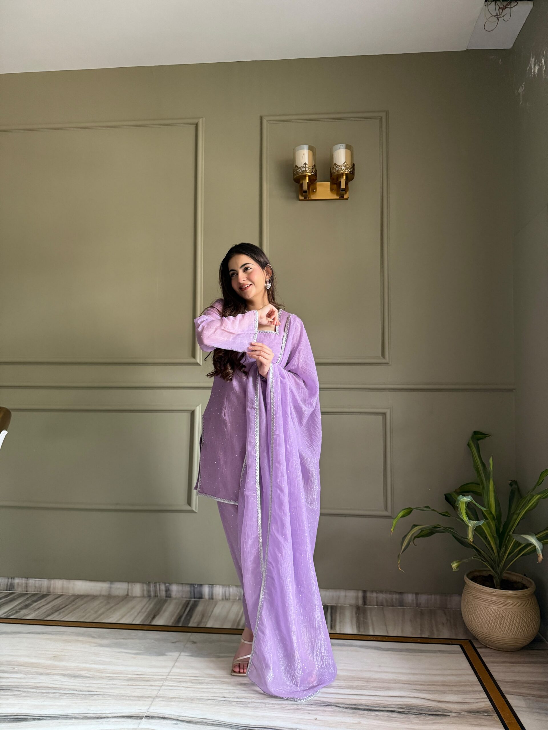 KB 297 Lavender Crunchy Silk Salwar Suit with Embroidery Work. Wedding, Party, Festive, Events Best Price ₹2029. Delivery 4-6 Working Days. Shop now. | Jump Suits, Salwar suit, Casual Suits, Creative suits, Designer Suits, Palazzo Suits, Party Wear Suits, Patiala Suits, Straight Suits