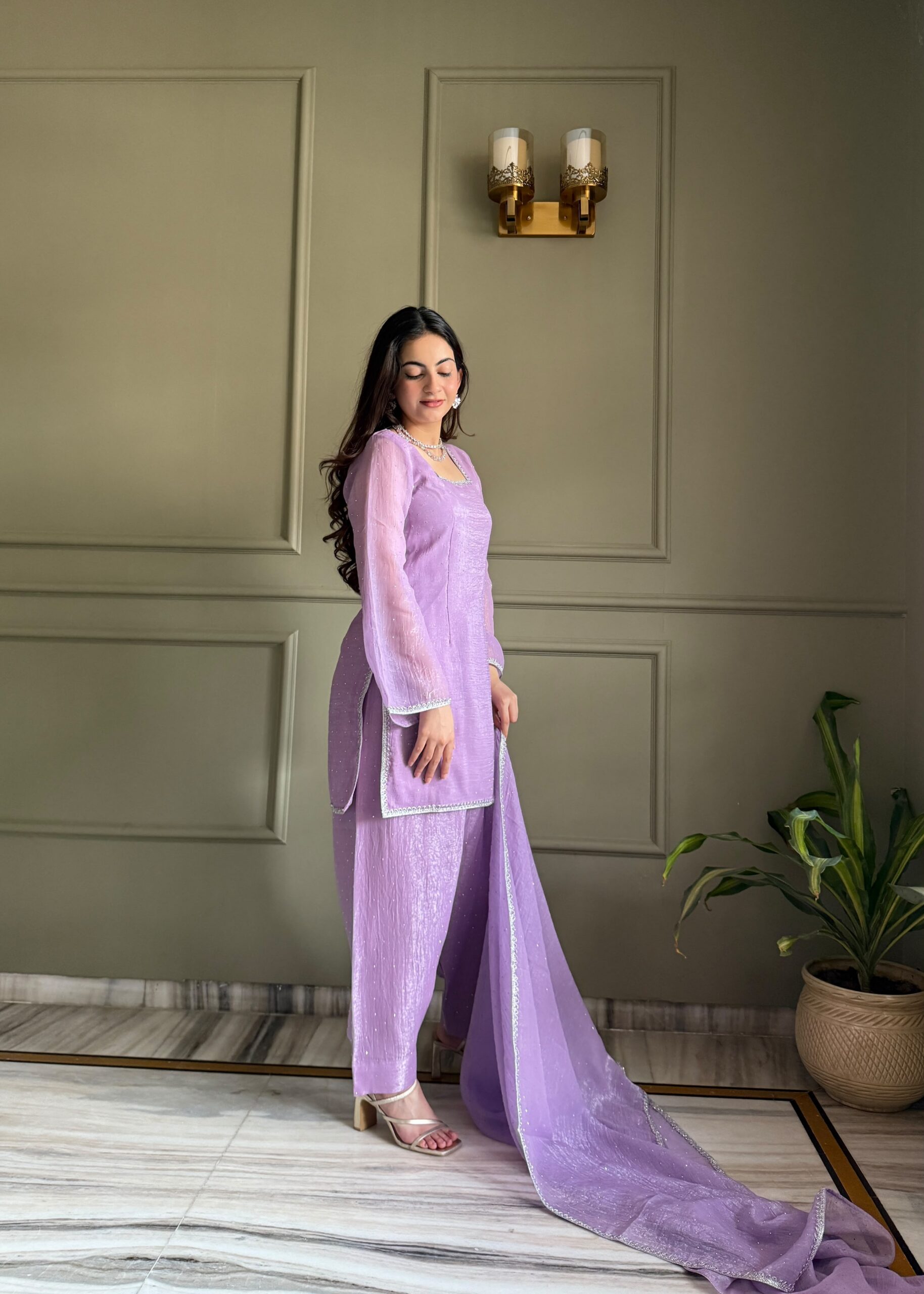 KB 297 Lavender Crunchy Silk Salwar Suit with Embroidery Work. Wedding, Party, Festive, Events Best Price ₹2029. Delivery 4-6 Working Days. Shop now. | Jump Suits, Salwar suit, Casual Suits, Creative suits, Designer Suits, Palazzo Suits, Party Wear Suits, Patiala Suits, Straight Suits
