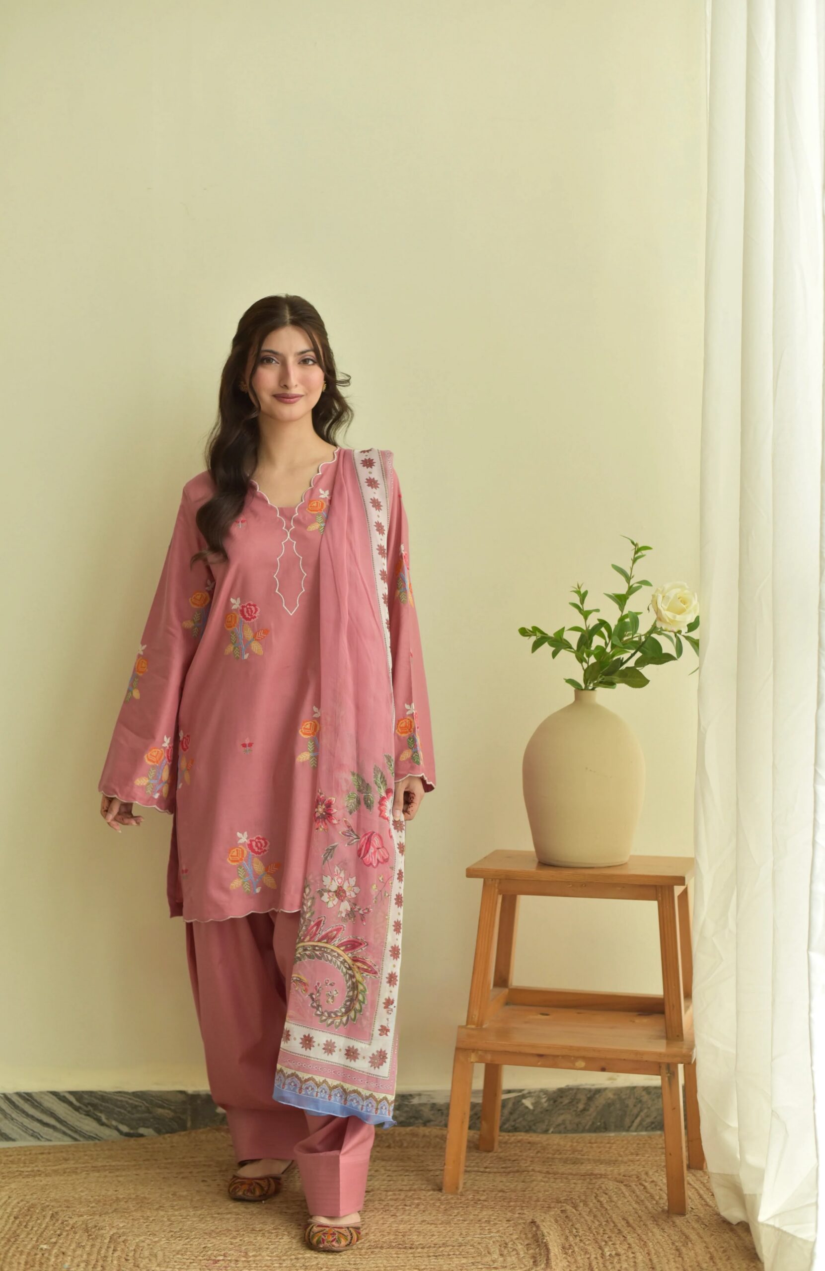 BE 514 Peach Mul Chanderi Salwar Suit with Embroidery Work & Sequins Work. Festive Deal ₹2349. Delivery 4-6 Working Days. Shop nowp | Jump Suits, Salwar suit, Casual Suits, Creative suits, Designer Suits, Palazzo Suits, Party Wear Suits, Patiala Suits, Straight Suits