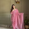 KB 297 Pink Crunchy Silk Salwar Suit with Embroidery Work. Wedding, Party, Festive, Events Best Price ₹2029. Delivery 4-6 Working Days. Shop now. | Jump Suits, Salwar suit, Casual Suits, Creative suits, Designer Suits, Palazzo Suits, Party Wear Suits, Patiala Suits, Straight Suits
