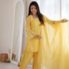 KB 297 Yellow Crunchy Silk Salwar Suit with Embroidery Work. Wedding, Party, Festive, Events Best Price ₹2029. Delivery 4-6 Working Days. Shop now. | Jump Suits, Salwar suit, Casual Suits, Creative suits, Designer Suits, Palazzo Suits, Party Wear Suits, Patiala Suits, Straight Suits