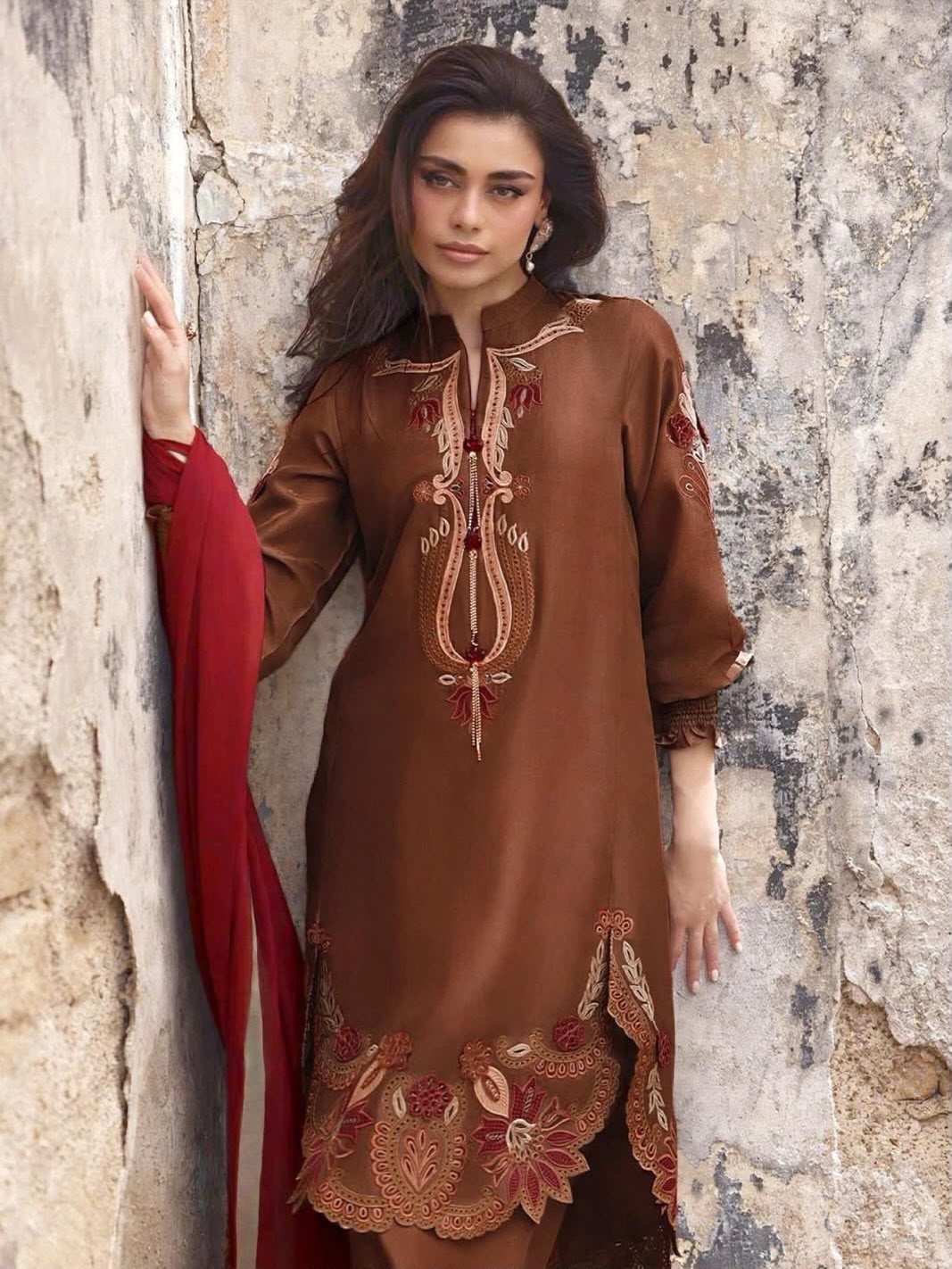 LG 2157 Rust Rust Gajji Silk Salwar Suit with Embroidery Work. Exclusive Offer ₹2849. Delivery 4-6 Working Days. Shop now. | Jump Suits, Salwar suit, Casual Suits, Creative suits, Designer Suits, Palazzo Suits, Party Wear Suits, Patiala Suits, Straight Suits