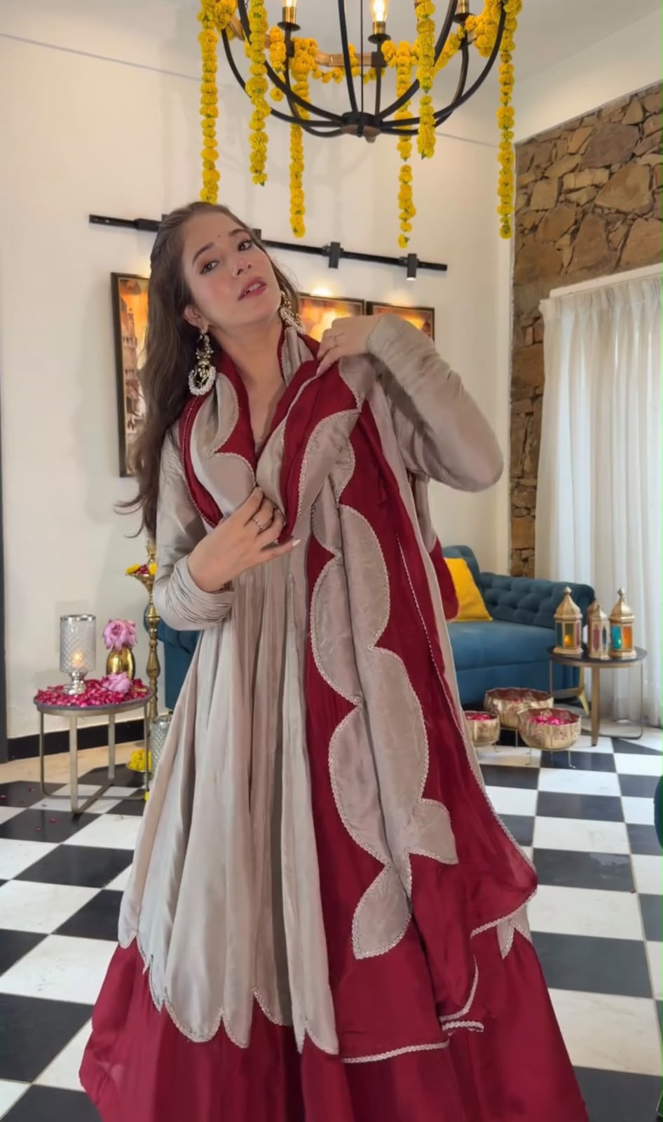 AD 249 Off White Roman Silk Gown with Mirror Work & Embroidery Work. Special Price ₹2999. Delivery 4-6 Working Days. Shop now. | Gowns, Bollywood Gowns, Creative Gowns, Designer Gowns, Embroidered Gowns, Party Wear Gowns