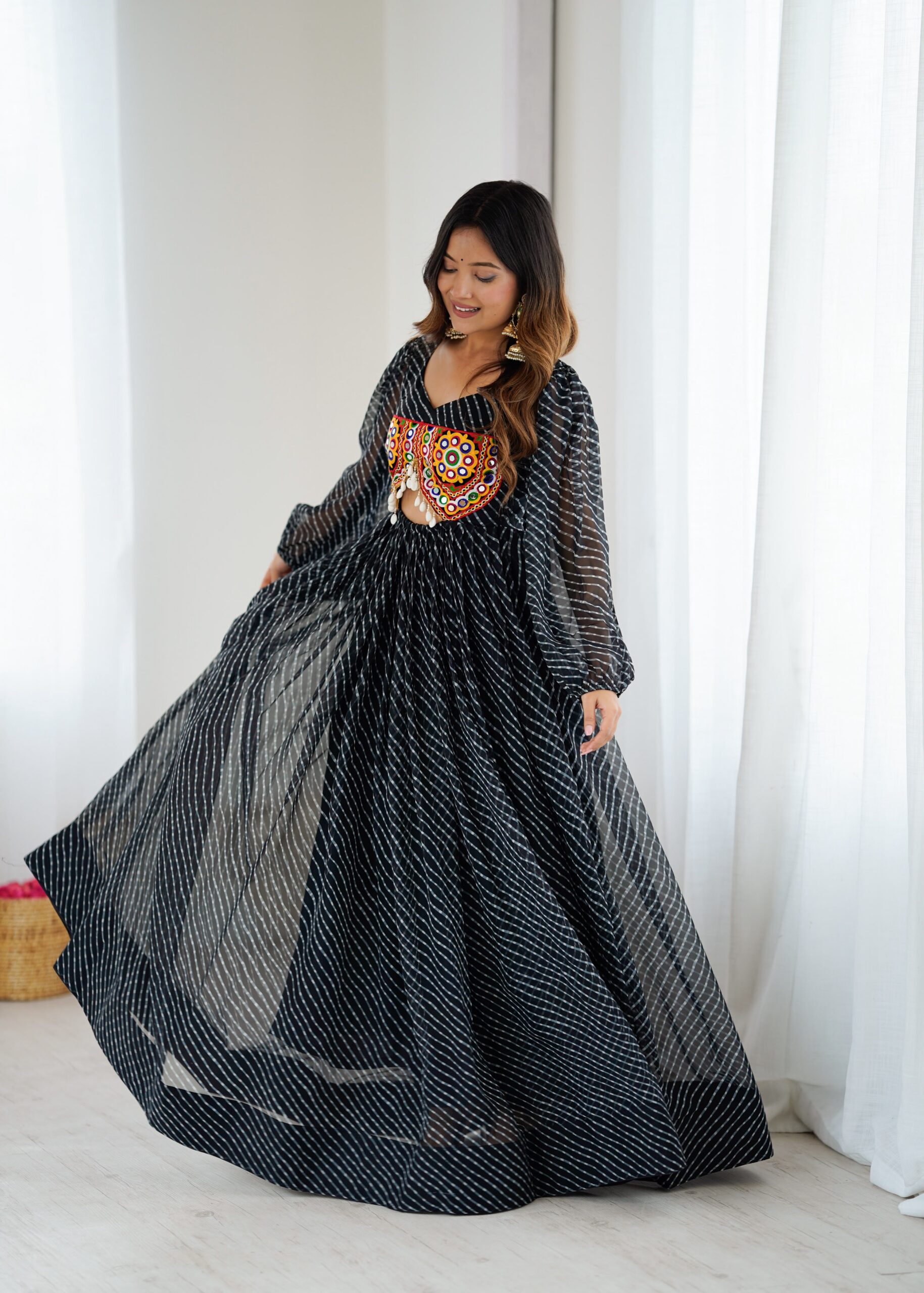 SP 40 Black Georgette Digital Print Work Gown for Wedding, Party, Cultural Events, Traditional Day, Pooja . Grab it for ₹1799. Delivery 4-6 Working Day | Gowns, Bollywood Gowns, Creative Gowns, Designer Gowns, Embroidered Gowns, Party Wear Gowns