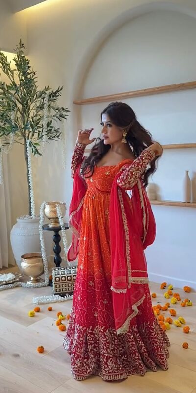 SRK 5375 Red Faux Georgette Salwar Suit with Mirror Work & Embroidery Work. Get it for ₹2449. Delivery 4-6 Working Days. Shop now. | Jump Suits, Salwar suit, Casual Suits, Creative suits, Designer Suits, Palazzo Suits, Party Wear Suits, Patiala Suits, Straight Suits