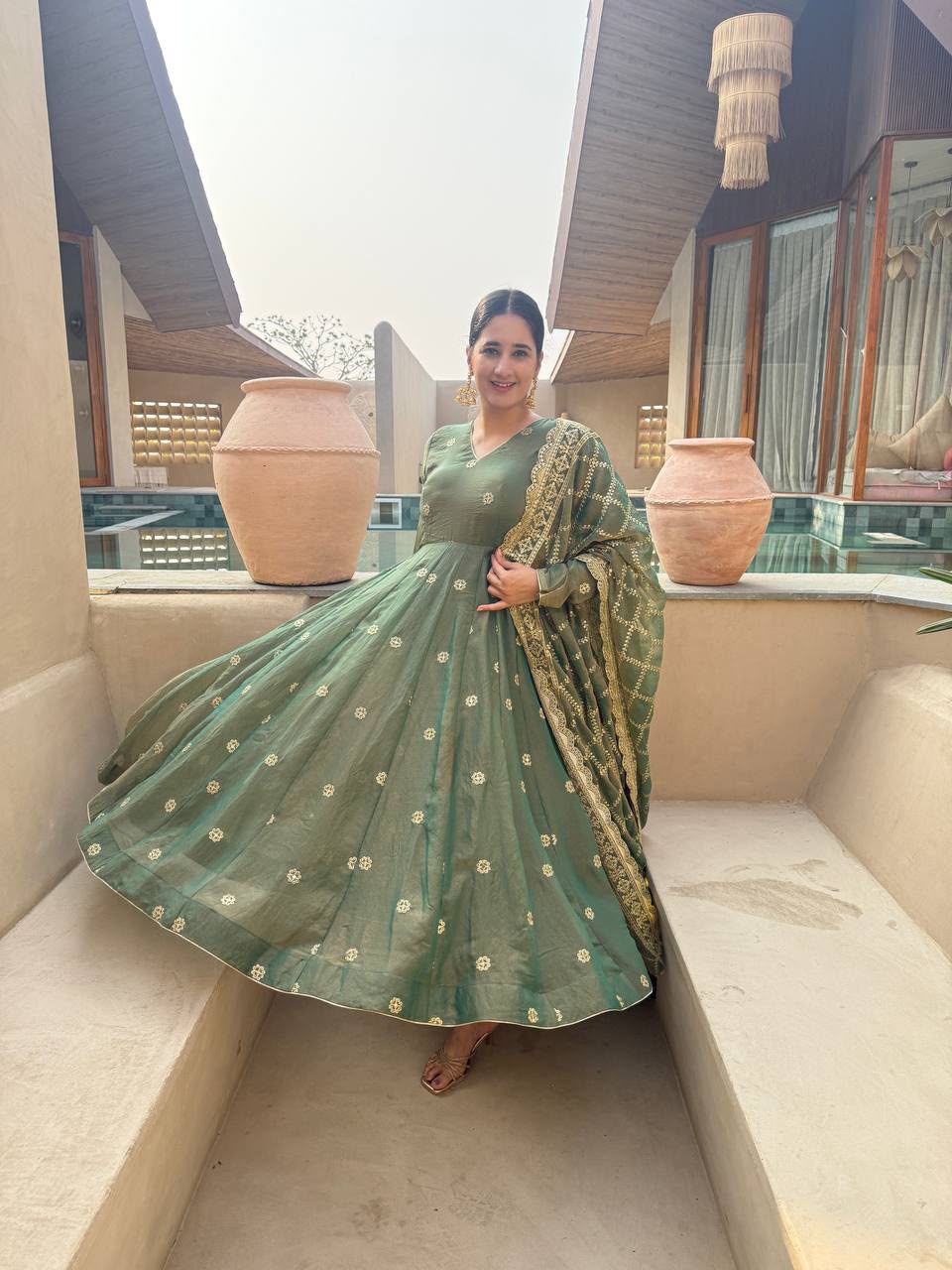 MD 3086 Pista Moss Fendy Salwar Suit Perfect for Wedding, Party, Baby Shower, Engagement, Bridal Wear – . Get it for ₹2849. Delivery 4-6 Working Days. | Anarkali Suits, Bollywood Anarkali, Creative-Anarkali, Designer Anarkali, Embroidered Anarkali, Party Wear Anarkali