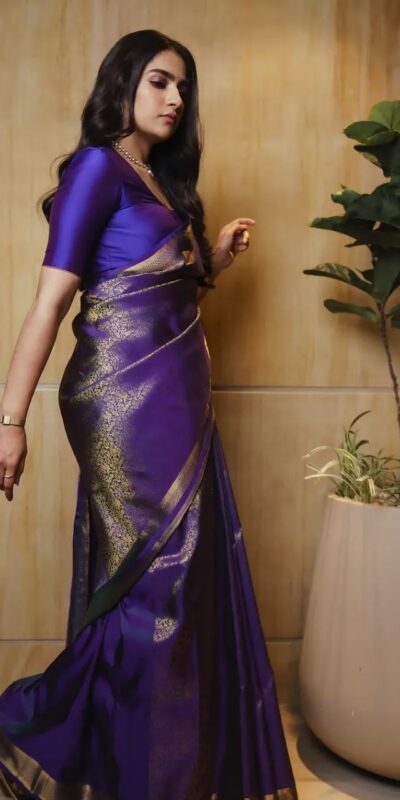 KPR 238 Purple Soft Lichi Silk Cloth. With Lace Work & Lace Border Saree . Grab it for ₹1599. Delivery 4-6 Working Days. Shop now. | Sarees, Bollywood Sarees, Creative Sarees, Designer Sarees, Embroidered Sarees, Ethnic Saree, Modern Digital sarees, Party Wear Sarees
