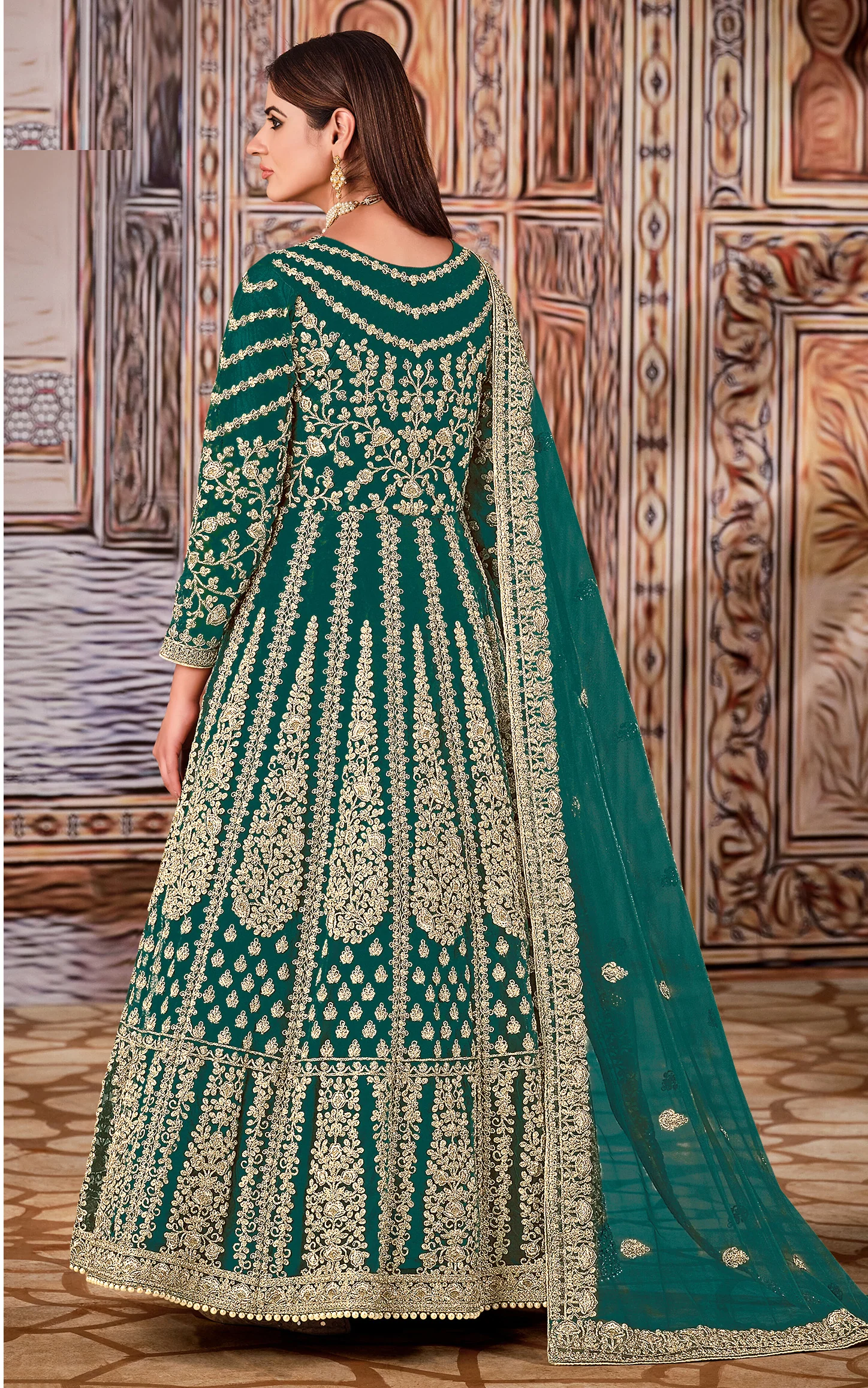 FC 2701 Blue Sequins Work & Embroidery Work Salwar Suitin Peach Butterfly Net. Grab it for ₹3149. Delivery 4-6 Working Days. Shop now. | Jump Suits, Salwar suit, Casual Suits, Creative suits, Designer Suits, Palazzo Suits, Party Wear Suits, Patiala Suits, Straight Suits