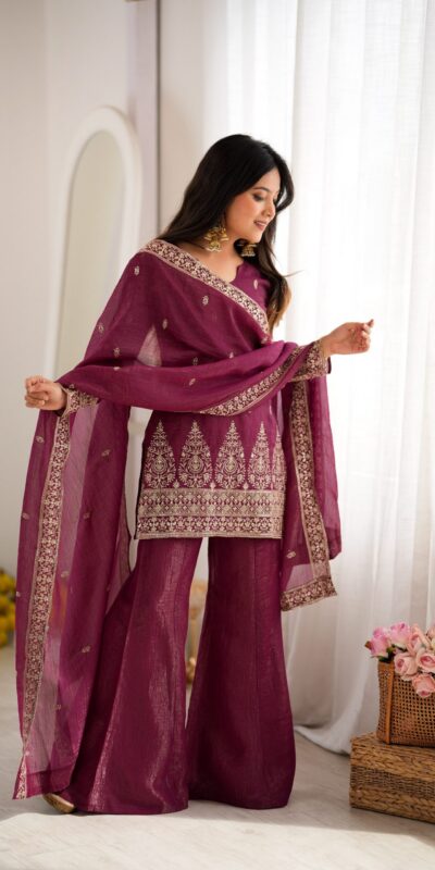 KB 316 Maroon Crunchy Silk Salwar Suit with Embroidery Work. Wedding, Party, Festive, Events Best Price ₹2299. Delivery 4-6 Working Days. Shop now. | Jump Suits, Salwar suit, Casual Suits, Creative suits, Designer Suits, Palazzo Suits, Party Wear Suits, Patiala Suits, Straight Suits
