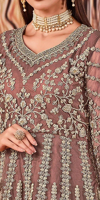 FC 2701 Peach Sequins Work & Embroidery Work Salwar Suitin Peach Butterfly Net. Grab it for ₹3149. Delivery 4-6 Working Days. Shop now. | Jump Suits, Salwar suit, Casual Suits, Creative suits, Designer Suits, Palazzo Suits, Party Wear Suits, Patiala Suits, Straight Suits