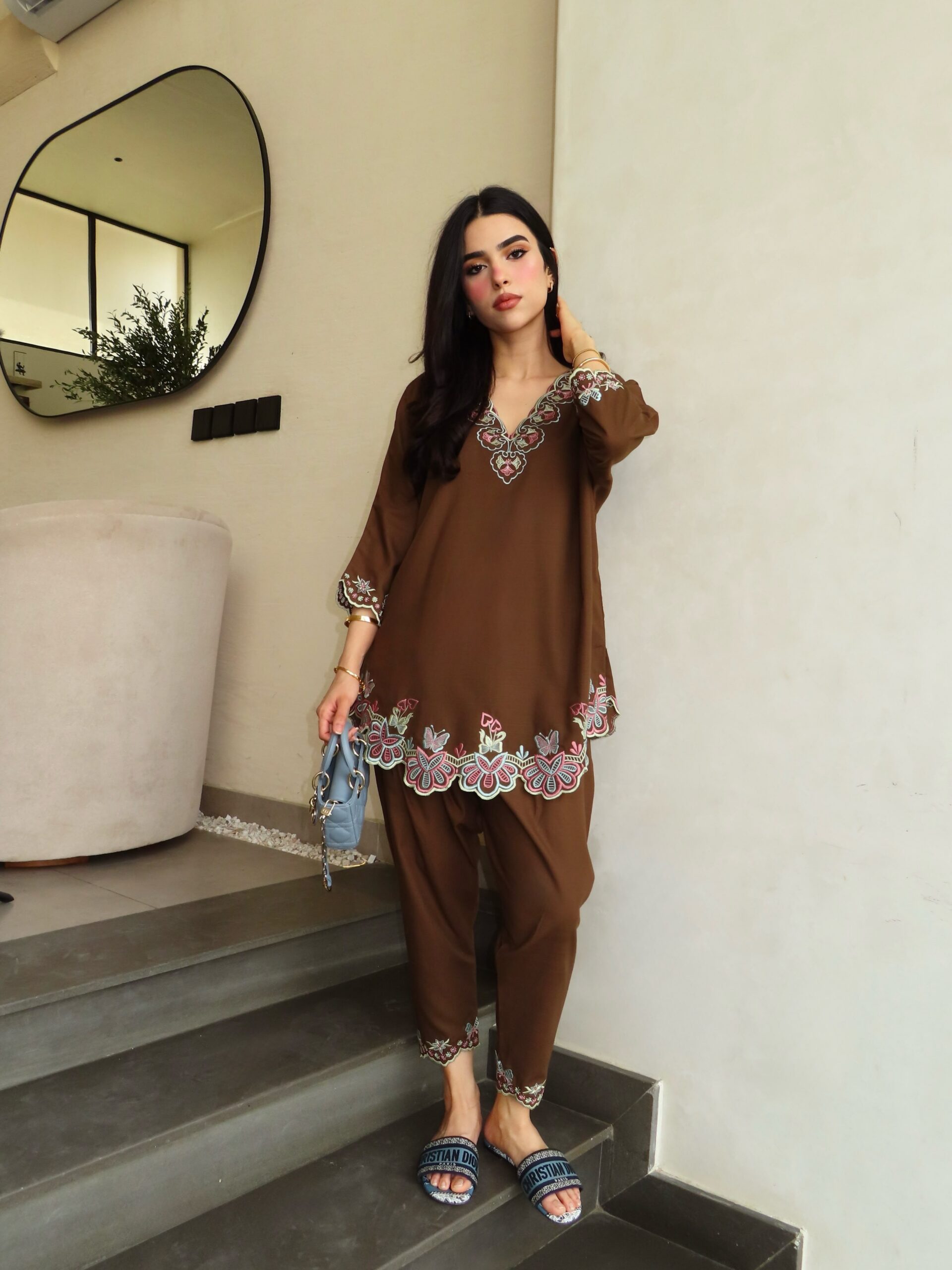 BE 511 Brown colour Trendy Brown French Crape Embroidery Work Kurti Get it for ₹1999. Delivery 4-6 Working Days. Shop now. | Kurti, Bollywood Kurti, Creative Kurtis, Designer Kurti, Party Wear Kurti, Selfie Kurti