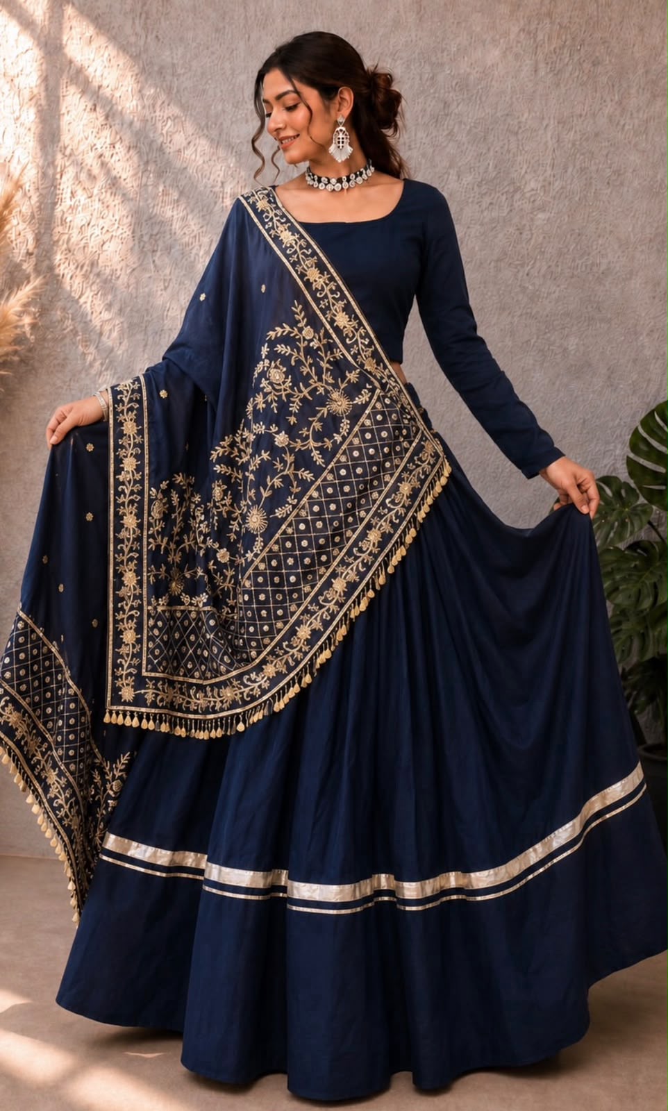 BE 510 Navy Blue Color Rayon Embroidery Work & Cowrie Work Lehenga Choli . Grab it for ₹2399. Delivery 4-6 Working Days. Shop now. | Lehenga, Bollywood Lehenga, Creative Lehenga, Designer Lehenga, Embroidered Lehenga, Party Wear Lehenga
