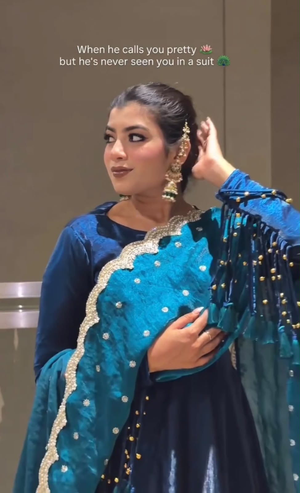 AD 250 Blue in Color Fendy Crush Silk Designer Work Salwar Suit . Introductory Price ₹2449. Delivery 4-6 Working Days. Shop now. | Jump Suits, Salwar suit, Casual Suits, Creative suits, Designer Suits, Palazzo Suits, Party Wear Suits, Patiala Suits, Straight Suits