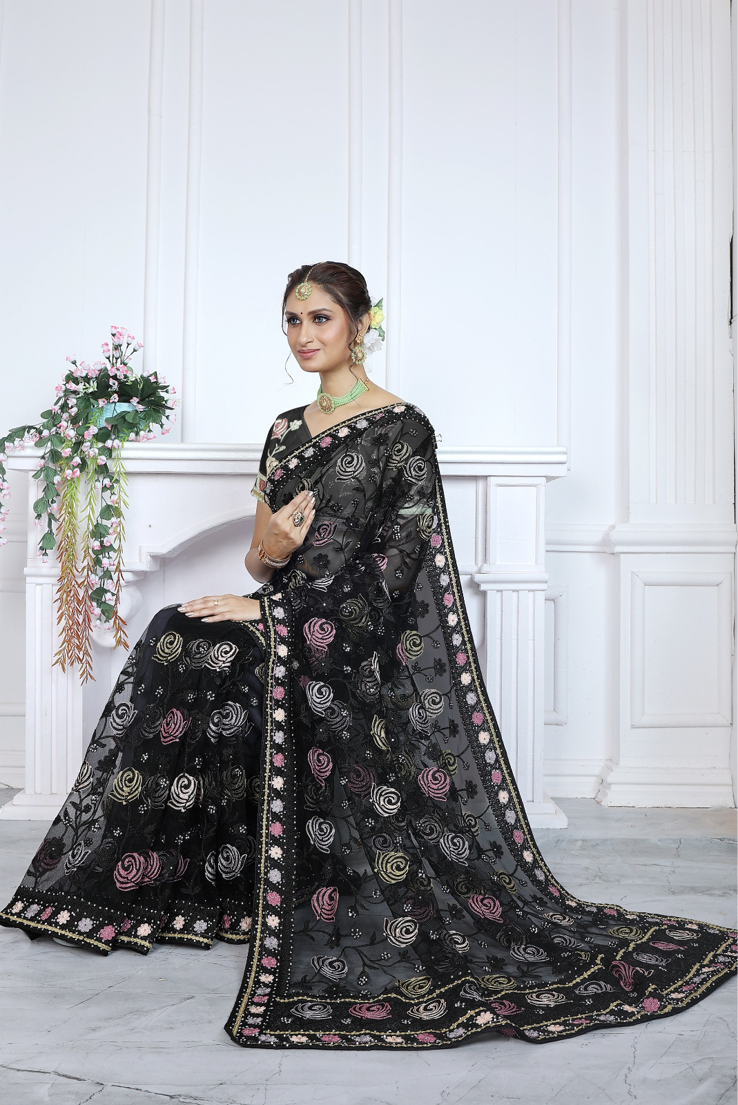 BT GULABO Black Color Butterfly Net 5mm Sequence Embroiderer Work Saree Casual, Wedding, Festive, Events . Expected Delivery 4-6 Working Days @2299/- only | Sarees, Bollywood Sarees, Creative Sarees, Designer Sarees, Embroidered Sarees, Ethnic Saree, Modern Digital sarees, Party Wear Sarees