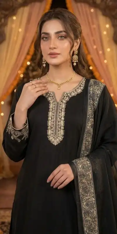 LG 2107 Black Rayon Salwar Suit with Embroidery Work & Mirror Work. Grab it for ₹1999. Delivery 4-6 Working Days. Shop now. | Jump Suits, Salwar suit, Casual Suits, Creative suits, Designer Suits, Palazzo Suits, Party Wear Suits, Patiala Suits, Straight Suits