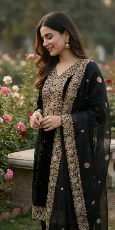 Alluring Black Fendy Silk Sequence Work Salwar Suit | Jump Suits, Salwar suit, Casual Suits, Creative suits, Designer Suits, Palazzo Suits, Party Wear Suits, Patiala Suits, Straight Suits