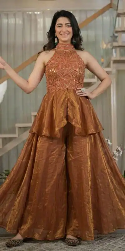 NF 1287 Rust in Color Fandy Silk Designer Work Salwar Suit . Affordable Price ₹2449. Delivery 4-6 Working Days. Shop now. | Jump Suits, Salwar suit, Casual Suits, Creative suits, Designer Suits, Palazzo Suits, Party Wear Suits, Patiala Suits, Straight Suits